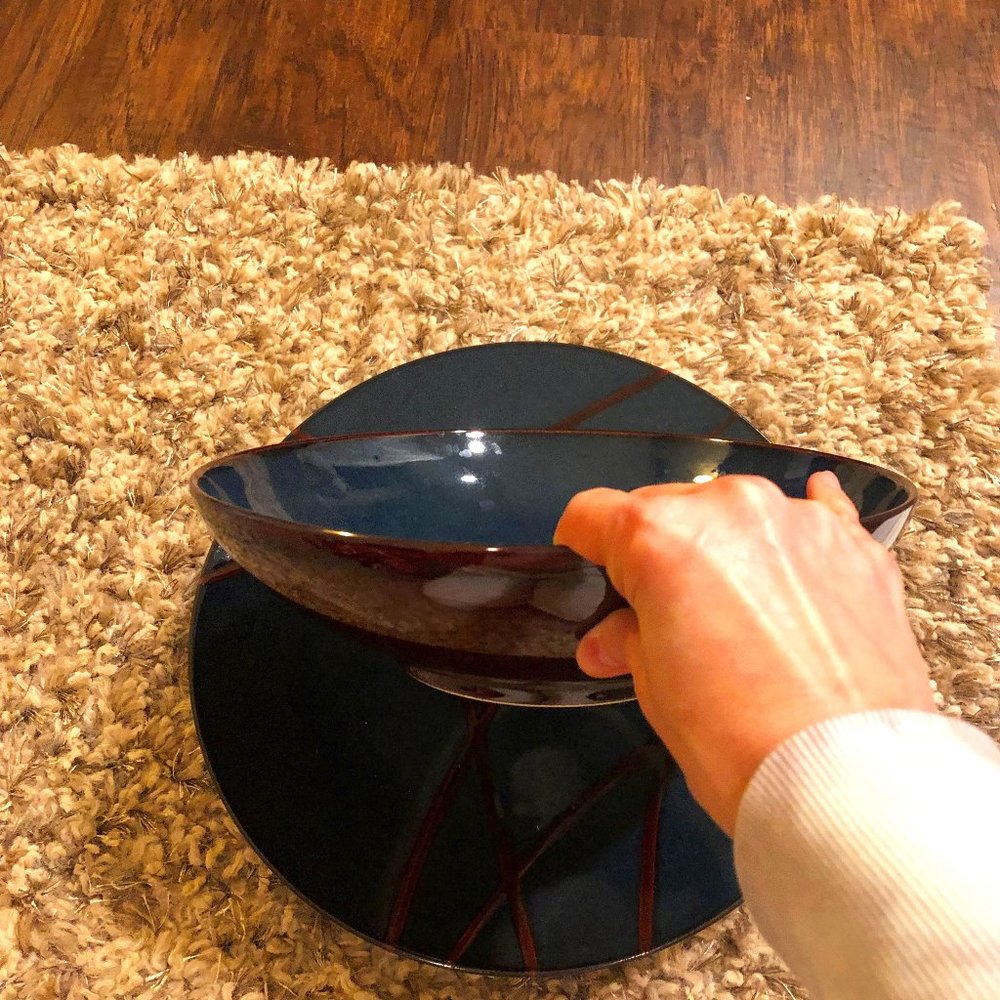 Mikasa Platter and Large Serving Bowl